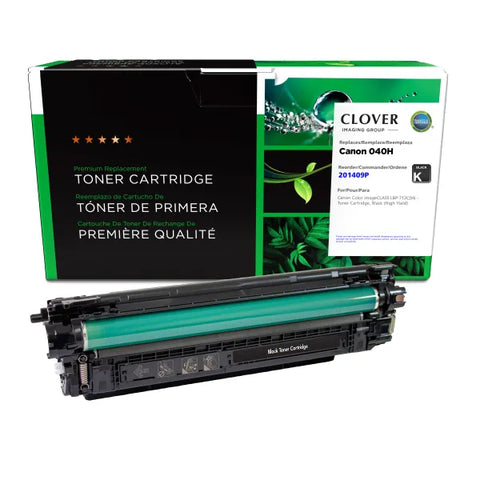 Clover Technologies Group, LLC Clover Imaging Remanufactured High Yield Black Toner Cartridge for Canon 0461C001 (040 H)