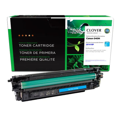 Clover Technologies Group, LLC Clover Imaging Remanufactured High Yield Cyan Toner Cartridge for Canon 0459C001 (040 H)