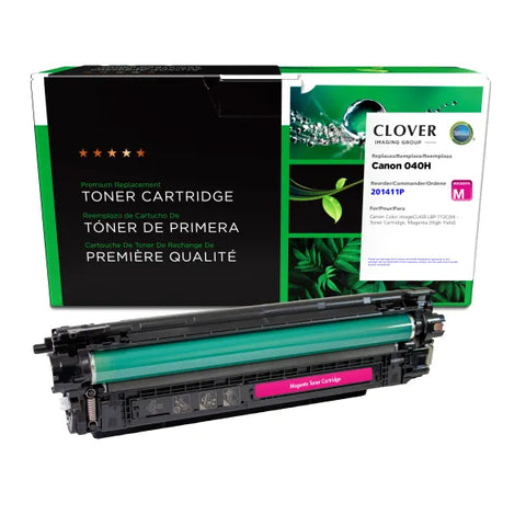 Clover Technologies Group, LLC Clover Imaging Remanufactured High Yield Magenta Toner Cartridge for Canon 0457C001 (040 H)