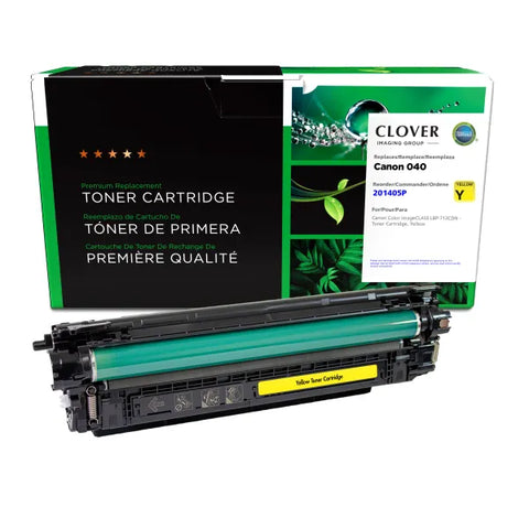 Clover Technologies Group, LLC Clover Imaging Remanufactured Yellow Toner Cartridge for Canon 0454C001 (040)