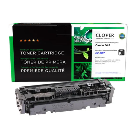 Clover Technologies Group, LLC Clover Imaging Remanufactured Black Toner Cartridge for Canon 1242C001 (045)