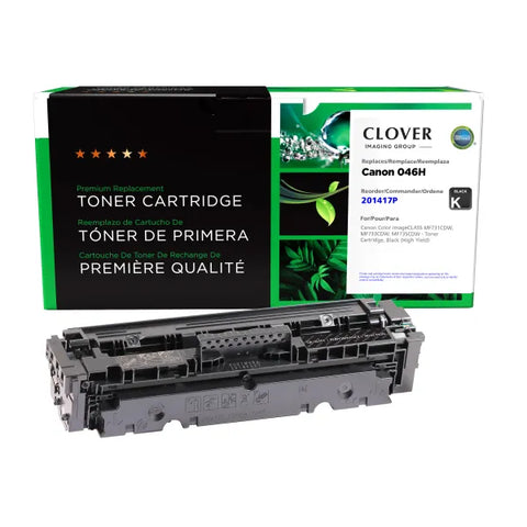 Clover Technologies Group, LLC Clover Imaging Remanufactured High Yield Black Toner Cartridge for Canon 1254C001 (046 H)