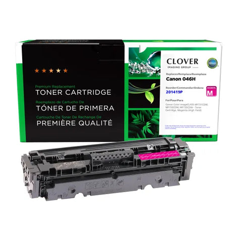 Clover Technologies Group, LLC Clover Imaging Remanufactured High Yield Magenta Toner Cartridge for Canon 1252C001 (046 H)