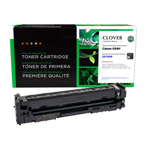 Clover Technologies Group, LLC Clover Imaging Remanufactured High Yield Black Toner Cartridge for Canon 3028C001 (054H)
