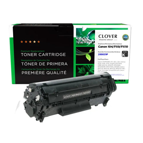 Clover Technologies Group, LLC Clover Imaging Remanufactured Toner Cartridge for Canon 0263B001A (104/FX9/FX10)