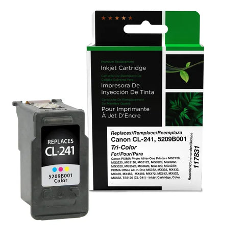 Clover Technologies Group, LLC Remanufactured Color Ink Cartridge (Alternative for Canon 5209B001 CL-241) (180 Yield)