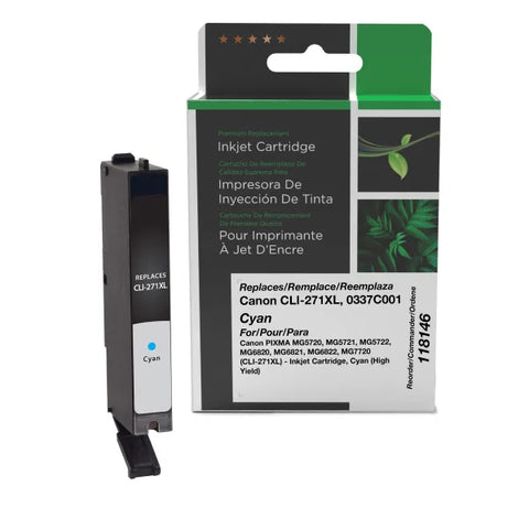 Clover Technologies Group, LLC New Cyan Ink Cartridge for Canon CLI-271XL