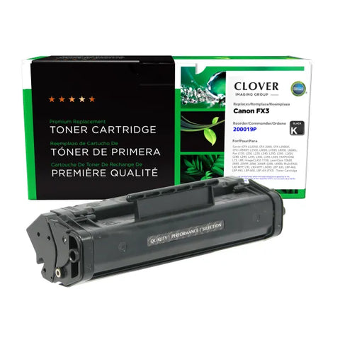 Clover Technologies Group, LLC Remanufactured Toner Cartridge for Canon 1557A002BA (FX3)