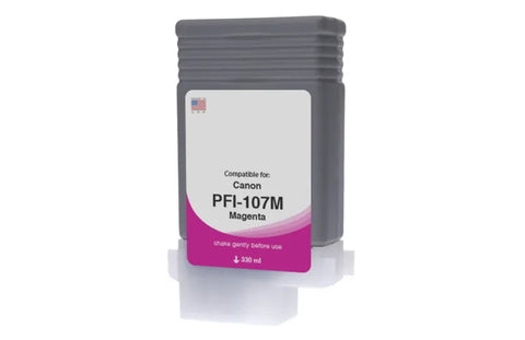 Epson WF Non-OEM New Magenta Wide Format Ink Cartridge for Canon PFI-107 (6707B001AA)