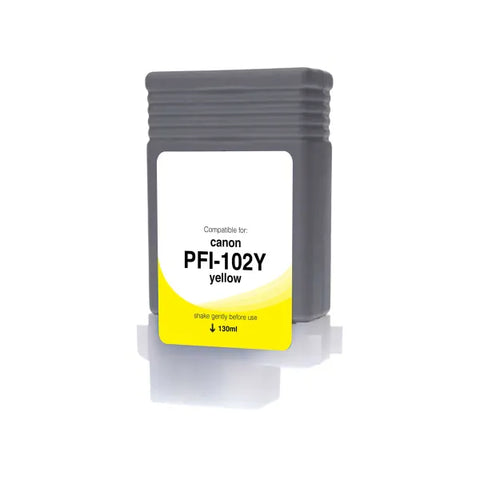 Epson WF Non-OEM New Yellow Wide Format Ink Cartridge for Canon PFI-102 (0898B001)