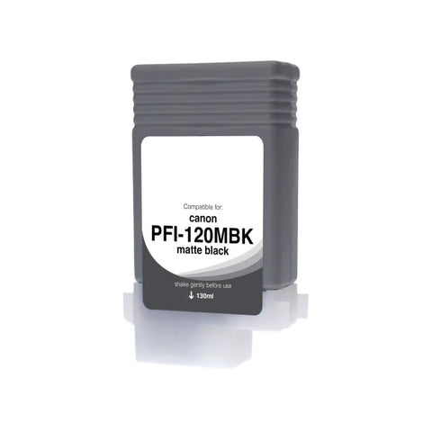 Epson WF Non-OEM New Matte Black Wide Format Ink Cartridge for Canon PFI-120 (2884C001)