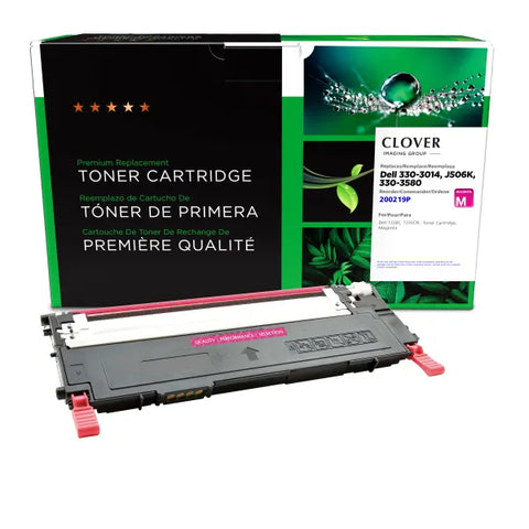 Clover Technologies Group, LLC Remanufactured Magenta Toner Cartridge (Alternative for Dell 330-3014 J506K 330-3580) (1000 Yield)