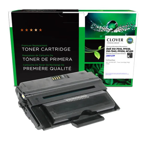 Clover Technologies Group, LLC Remanufactured High Yield Toner Cartridge (Alternative for Dell 310-7945 PF658 310-7943 PF656) (5000 Yield)
