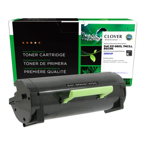 Clover Technologies Group, LLC Remanufactured Toner Cartridge (Alternative for Dell 331-9803 7MC5J RGCN6) (2500 Yield)