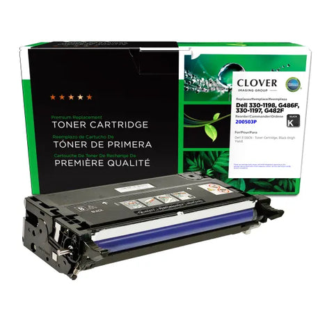 Clover Technologies Group, LLC Remanufactured High Yield Black Toner Cartridge for Dell 3130