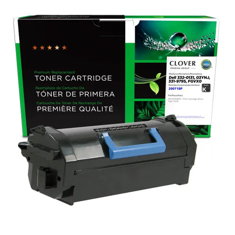 Clover Technologies Group, LLC Remanufactured Extra High Yield Toner Cartridge (Alternative for Dell 331-9757 GW3G4 331-9795 YT3W1) (45000 Yield)