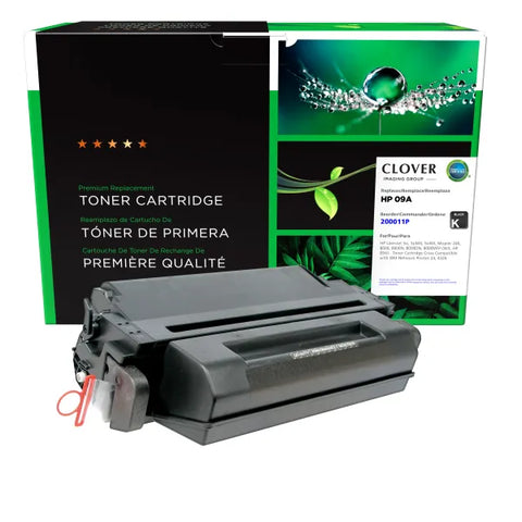 Clover Technologies Group, LLC Remanufactured Toner Cartridge (Alternative for HP C3909A 09A) (15000 Yield)