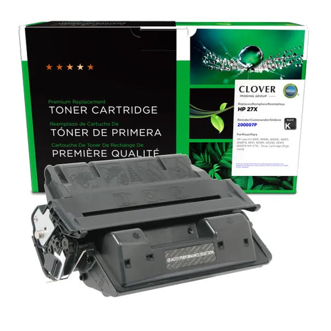Clover Technologies Group, LLC Remanufactured High Yield Toner Cartridge (Alternative for HP C4127X 27X) (10000 Yield)
