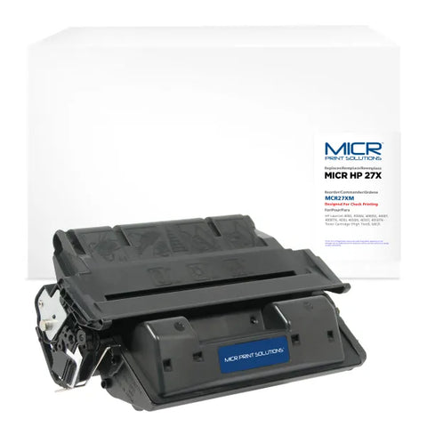 MICR Print Solutions Genuine-New High Yield MICR Toner Cartridge for HP C4127X (HP 27X)