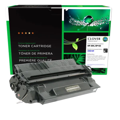 Clover Technologies Group, LLC Remanufactured Toner Cartridge (Alternative for HP C4129X 29X Canon 3842A002AA EP-62) (10000 Yield)