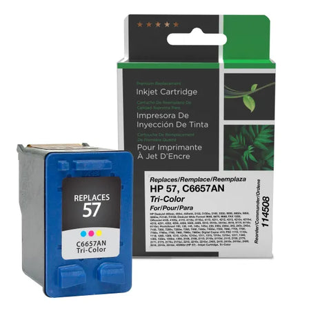 Clover Technologies Group, LLC Remanufactured Tri-Color Ink Cartridge (Alternative for HP C6657AN 57) (500 Yield)