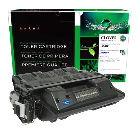Clover Technologies Group, LLC Remanufactured Extended Yield Toner Cartridge (Alternative for HP C8061X 61X) (15000 Yield)