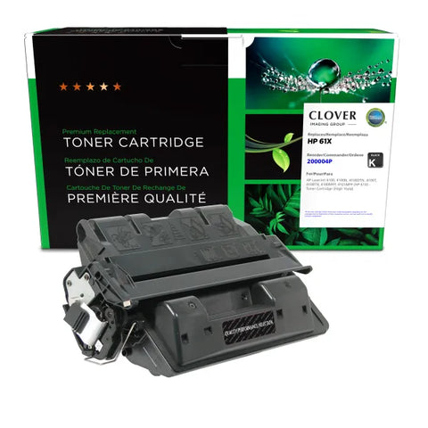 Clover Technologies Group, LLC Remanufactured High Yield Toner Cartridge for HP C8061X (HP 61X)