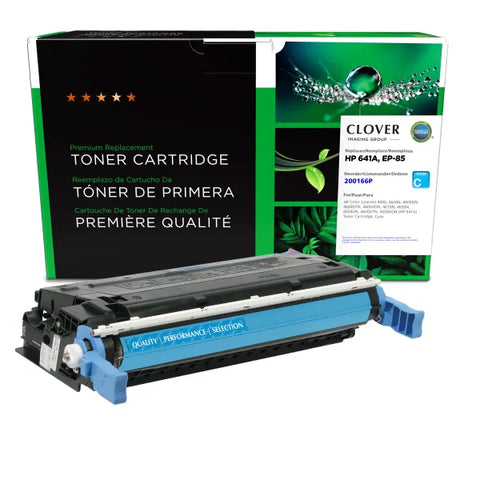 Clover Technologies Group, LLC Remanufactured Cyan Toner Cartridge (Alternative for HP C9721A 641A) (8000 Yield)