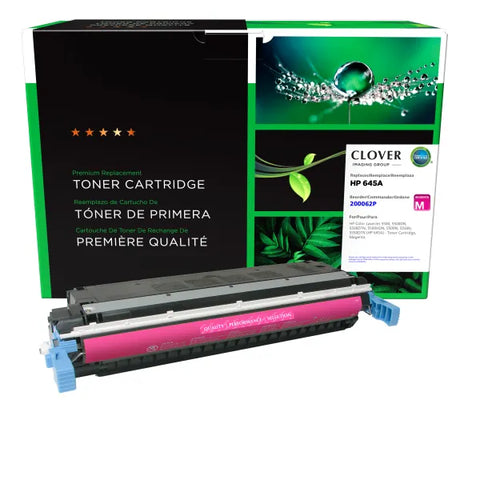 Clover Technologies Group, LLC Remanufactured Magenta Toner Cartridge (Alternative for HP C9733A 645A) (12000 Yield)