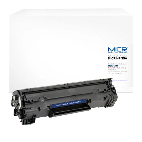MICR Print Solutions Genuine-New MICR Toner Cartridge for HP CB435A (HP 35A)