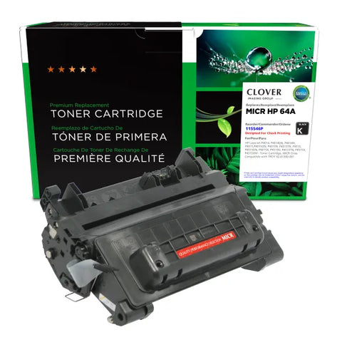 Clover Technologies Group, LLC Remanufactured MICR Toner Cartridge (Alternative for HP CC364A 64A 02-81300-001) (10000 Yield)