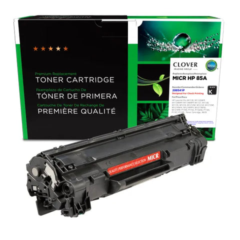 Clover Technologies Group, LLC Remanufactured MICR Toner Cartridge (Alternative for HP CE285A 85A) (1600 Yield)