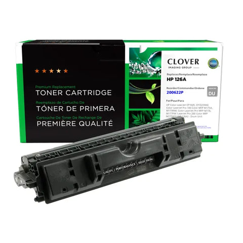 Clover Technologies Group, LLC Remanufactured Drum Unit (Alternative for HP CE314A 126A) (14000 Black 7000 Color Yield)