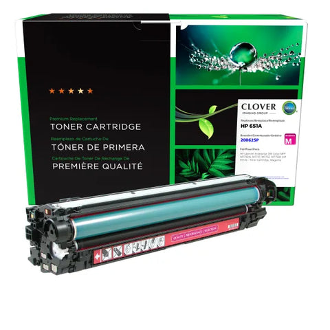 Clover Technologies Group, LLC Remanufactured Magenta Toner Cartridge (Alternative for HP CE343A 651A) (16000 Yield)