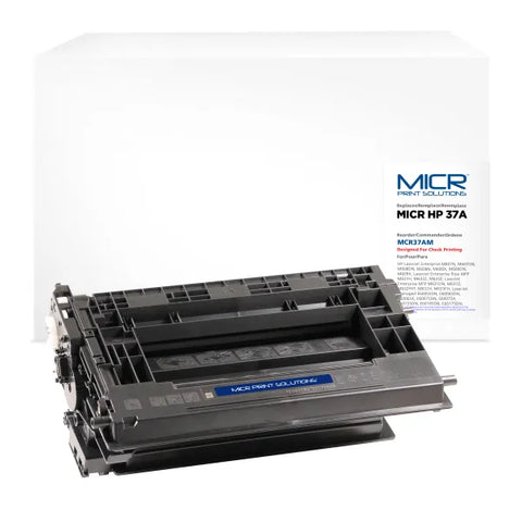 MICR Print Solutions Genuine-New MICR Toner Cartridge for HP CF237A (HP 37A)