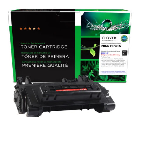 Clover Technologies Group, LLC Remanufactured MICR Toner Cartridge (Alternative for HP CF281A 81A) (10500 Yield)