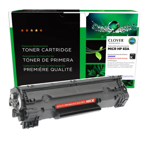 Clover Technologies Group, LLC Remanufactured MICR Toner Cartridge (Alternative for HP CF283A 83A) (1500 Yield)