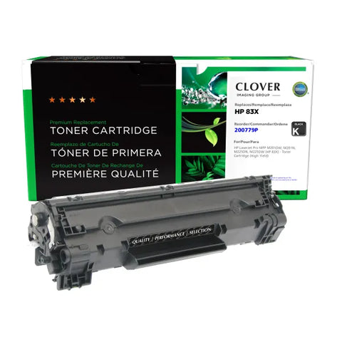 Clover Technologies Group, LLC Remanufactured High Yield Toner Cartridge (Alternative for HP CF283X 83X) (2200 Yield)
