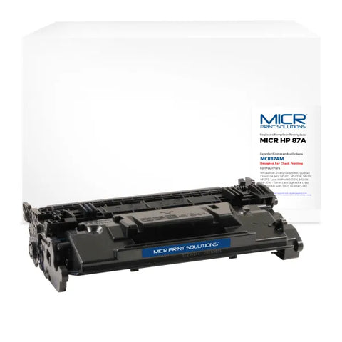 MICR Print Solutions Genuine-New MICR Toner Cartridge for HP CF287A (HP 87A)