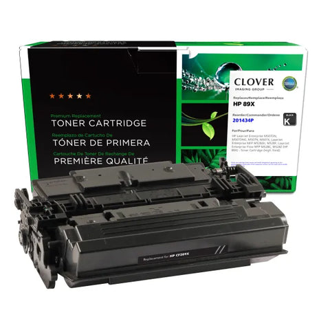 Clover Technologies Group, LLC Clover Imaging Remanufactured High Yield Toner Cartridge (New Chip) for HP 89X (CF289X)