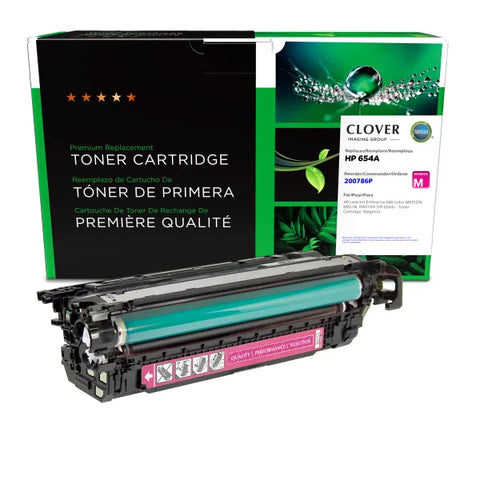 Clover Technologies Group, LLC Remanufactured Magenta Toner Cartridge (Alternative for HP CF333A 654A) (15000 Yield)