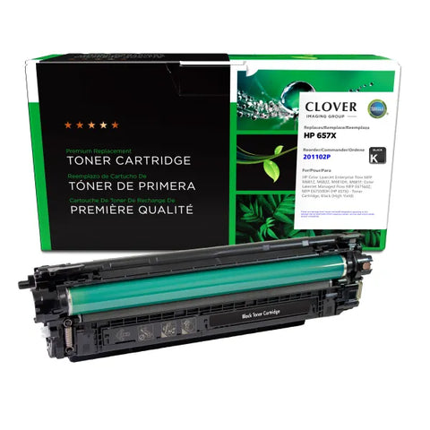 Clover Technologies Group, LLC Clover Imaging Remanufactured High Yield Black Toner Cartridge for HP CF470X (HP 657X)