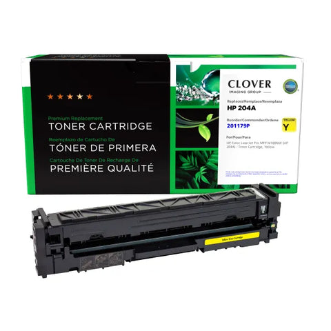 Clover Technologies Group, LLC Remanufactured Yellow Toner Cartridge for HP CF512A (HP 204A)