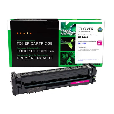 Clover Technologies Group, LLC Remanufactured Magenta Toner Cartridge for HP CF513A (HP 204A)