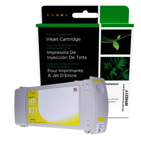 Epson WF Remanufactured Yellow Wide Format Ink Cartridge for HP 831 (CZ685A)