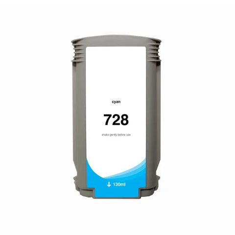 Epson WF Non-OEM New Cyan Wide Format Ink Cartridge for F9J67A (HP 728)