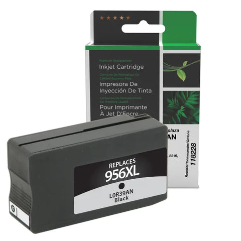 Clover Technologies Group, LLC Remanufactured High Yield Black Ink Cartridge for HP L0R39AN (HP 956XL)