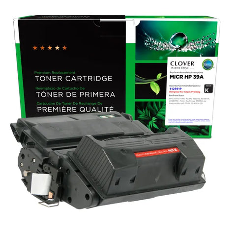 Clover Technologies Group, LLC Remanufactured MICR Toner Cartridge (Alternative for HP Q1339A 39A 02-81119-001) (18000 Yield)
