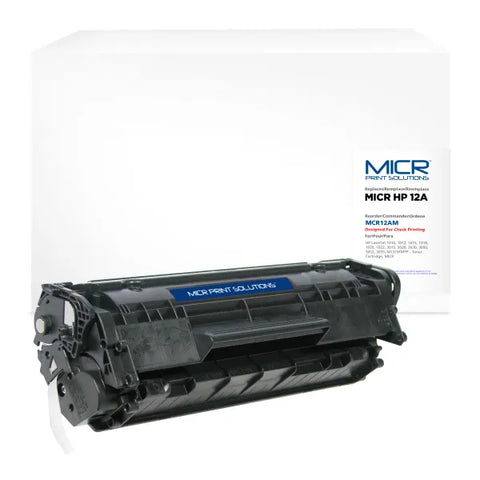 MICR Print Solutions Genuine-New MICR Toner Cartridge for HP Q2612A (HP 12A)
