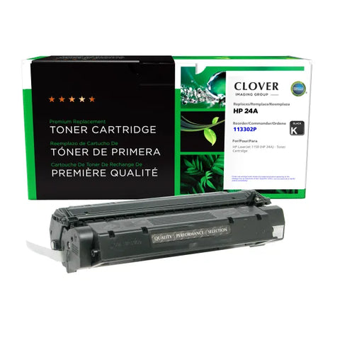 Clover Technologies Group, LLC Remanufactured Toner Cartridge (Alternative for HP Q2624A 24A) (2500 Yield)